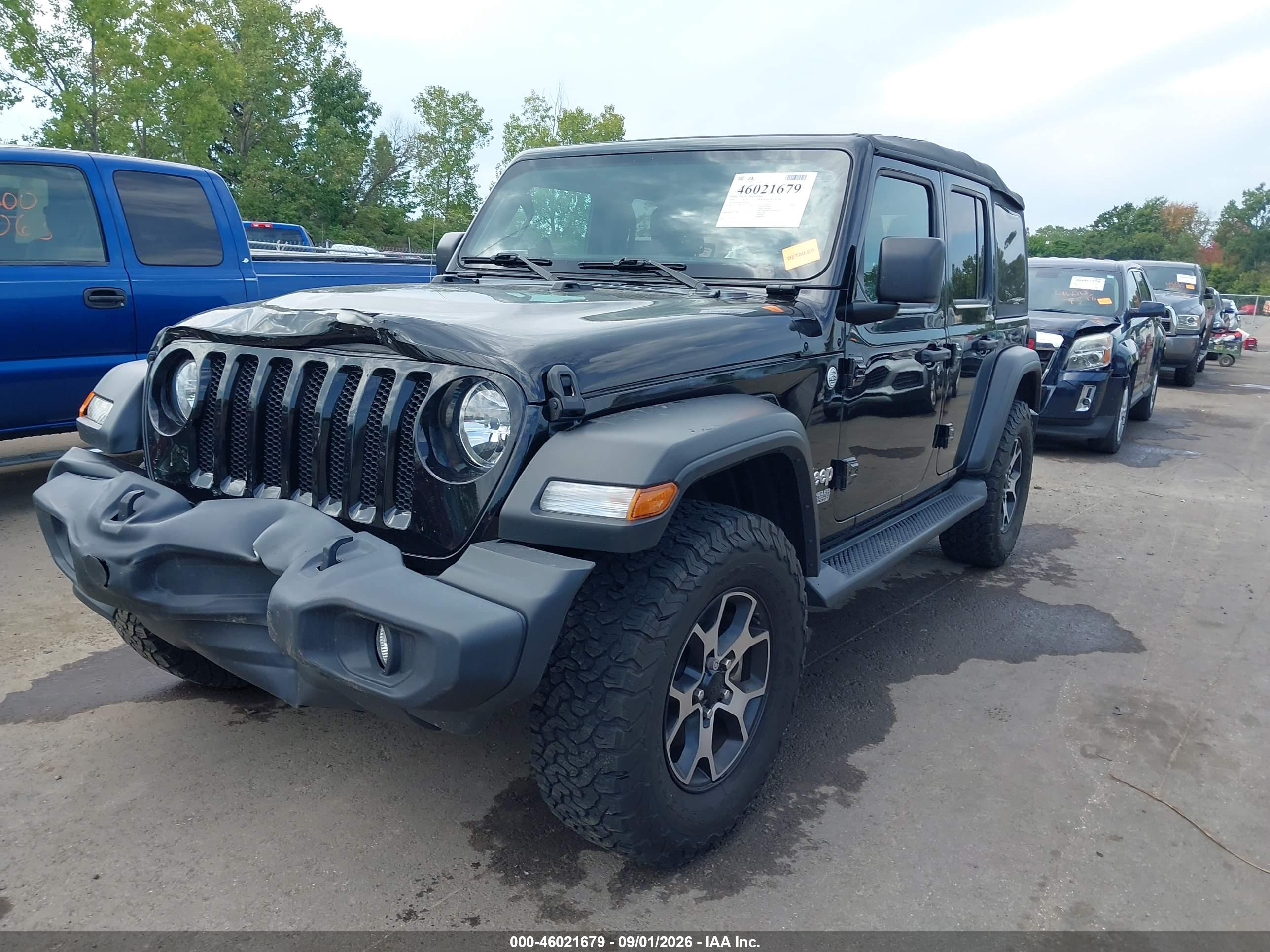 2020 JEEP WRANGLER UNLIMITED SPORT S 4X4 — I2