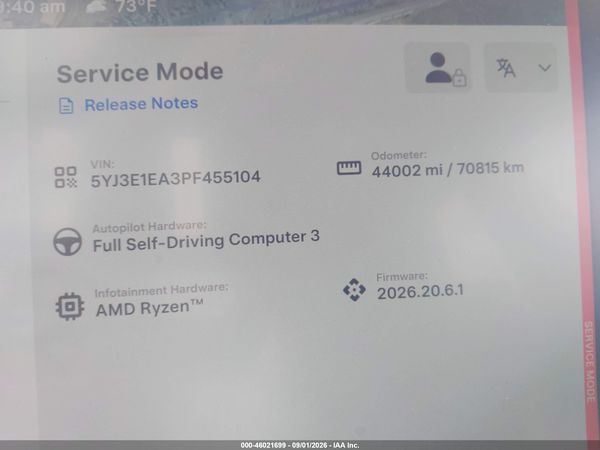 2023 TESLA MODEL 3