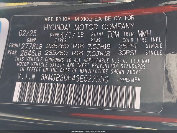 2025 HYUNDAI TUCSON SEL
