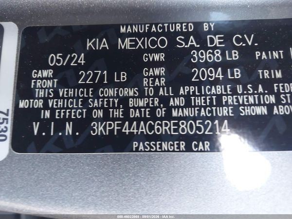 2024 KIA FORTE GT — I9