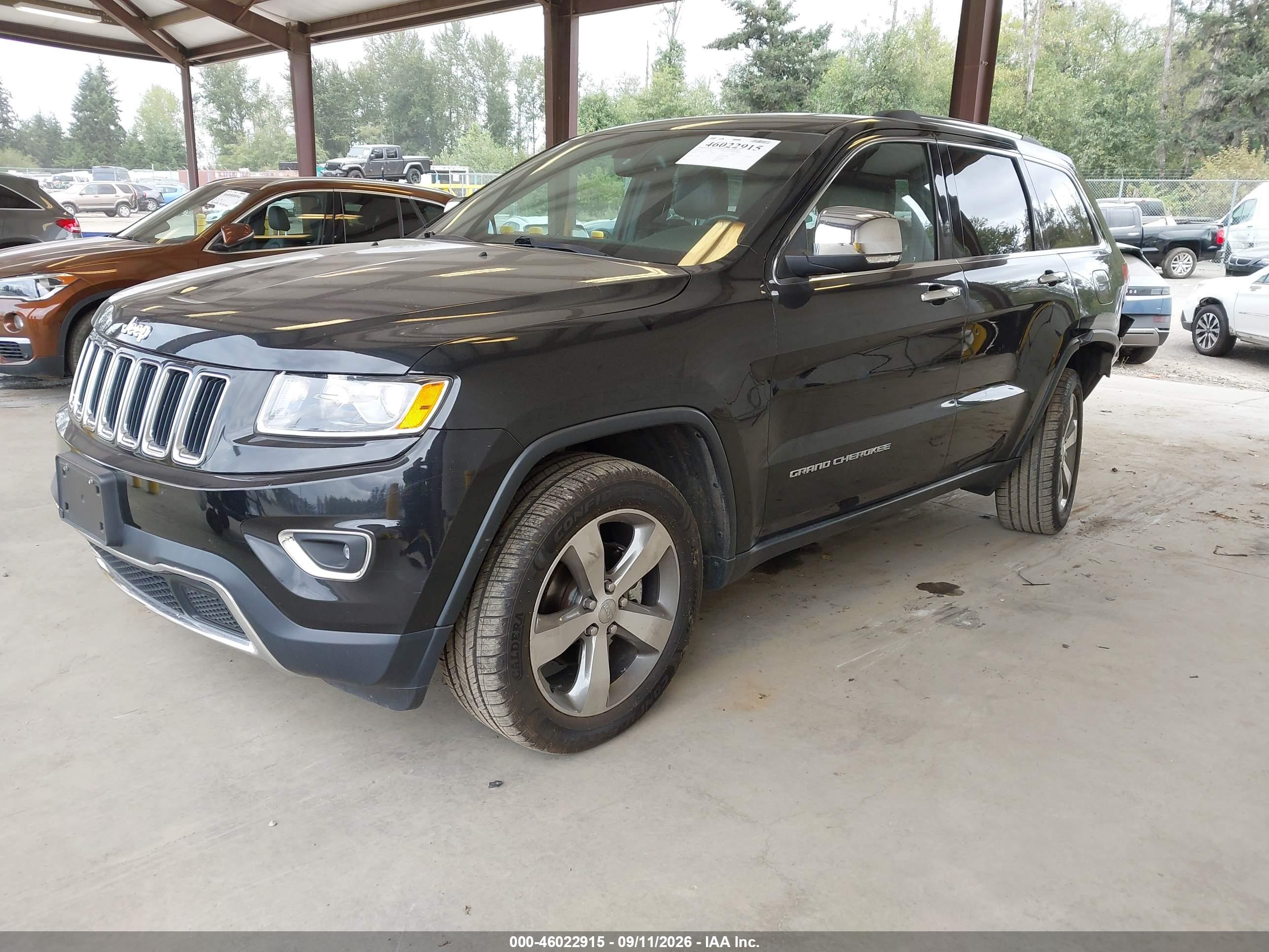 2016 JEEP GRAND CHEROKEE LIMITED — I2