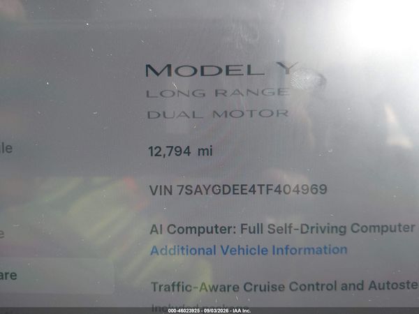 2026 TESLA MODEL Y — I7