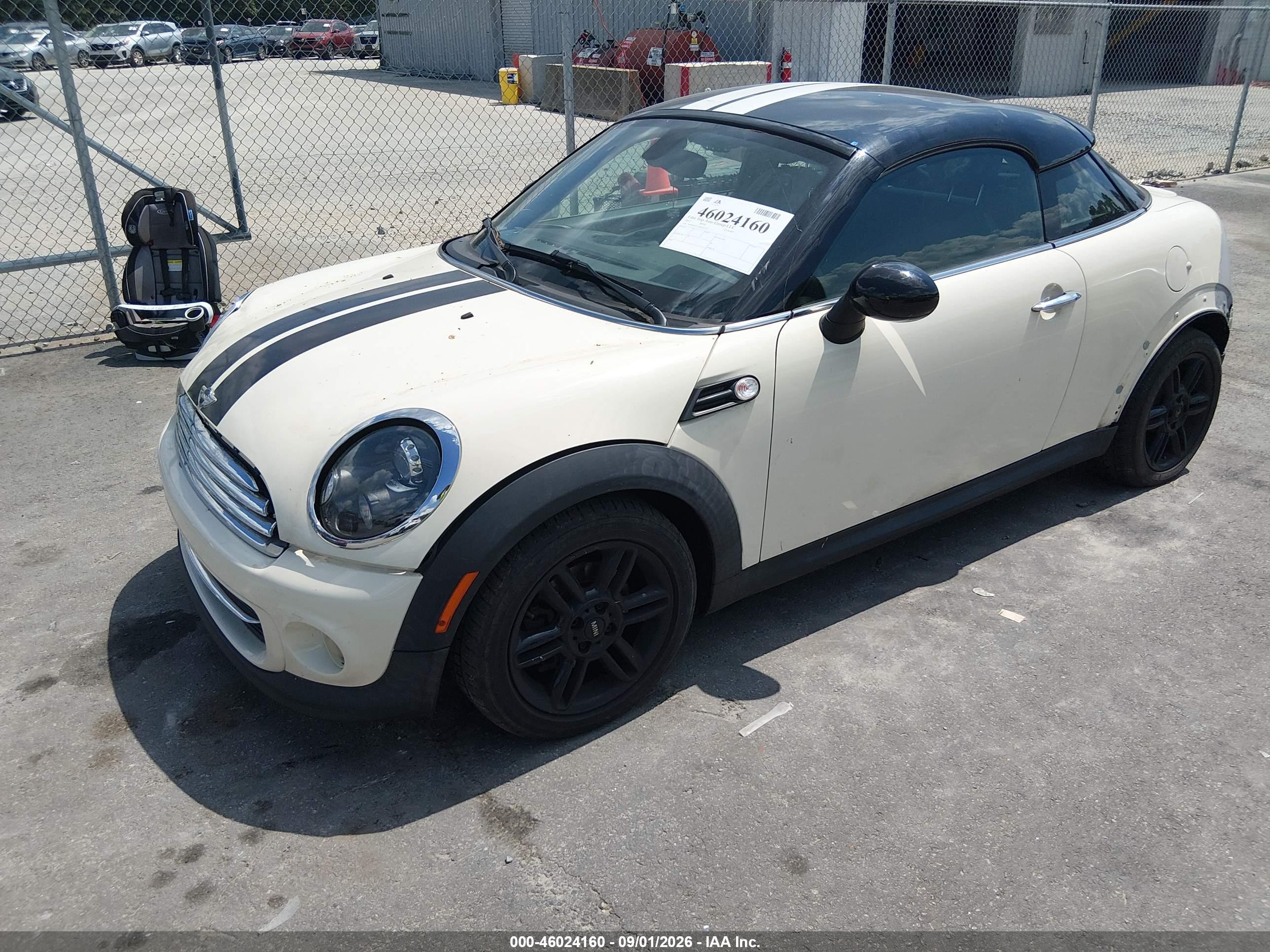 2013 MINI COUPE COOPER — I2
