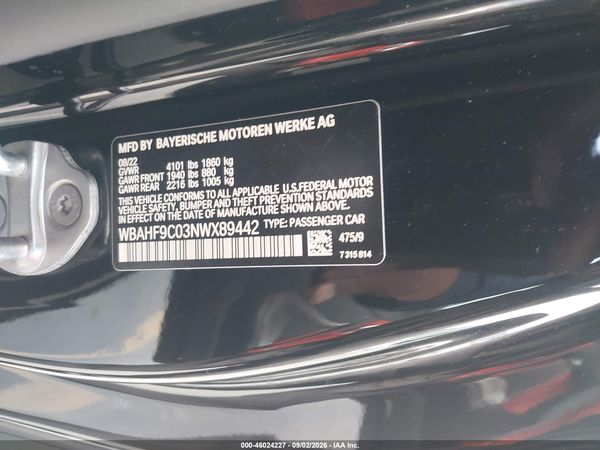 2022 BMW Z4 M40I — I9