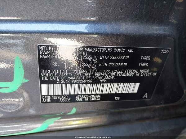 2024 TOYOTA RAV4 XLE PREMIUM — I9