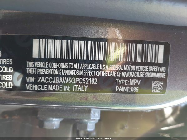 2016 JEEP RENEGADE SPORT