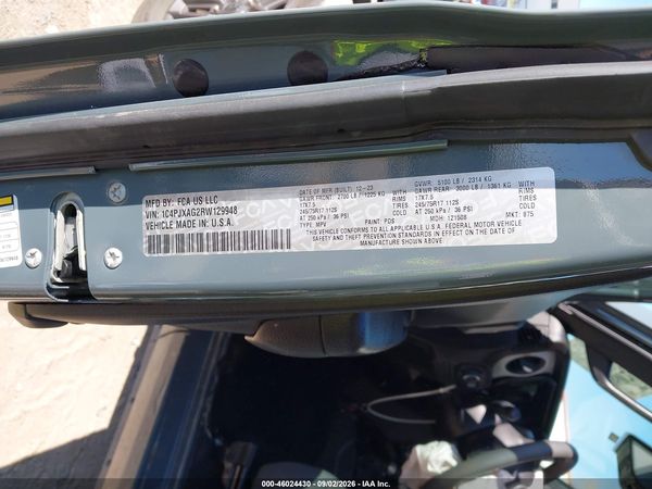2024 JEEP WRANGLER 2-DOOR SPORT S 4X4 — I9