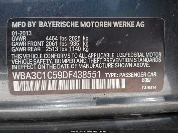 2013 BMW 328I