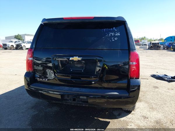 2018 CHEVROLET TAHOE LT — I119