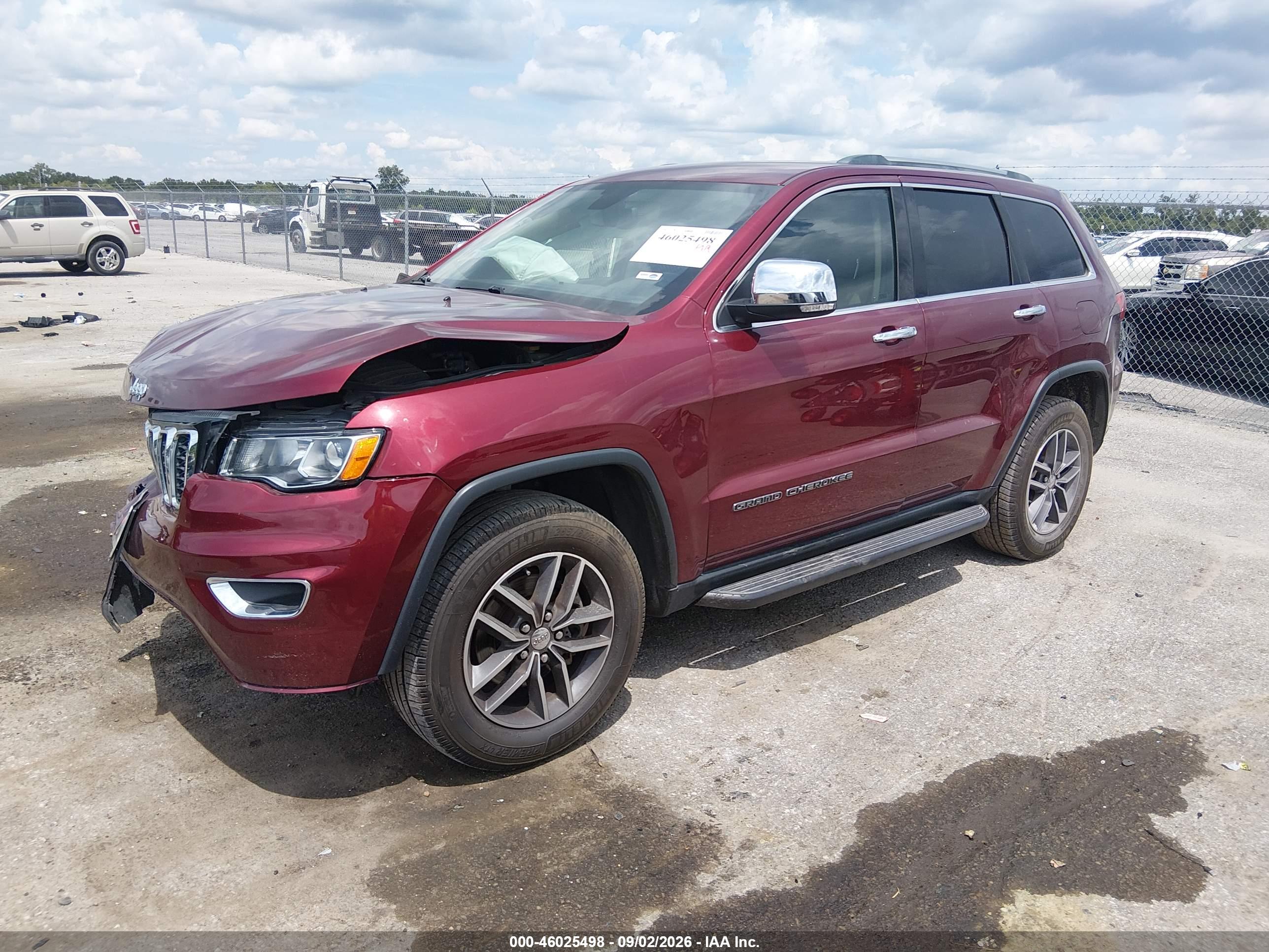 2018 JEEP GRAND CHEROKEE LIMITED 4X2 — I2
