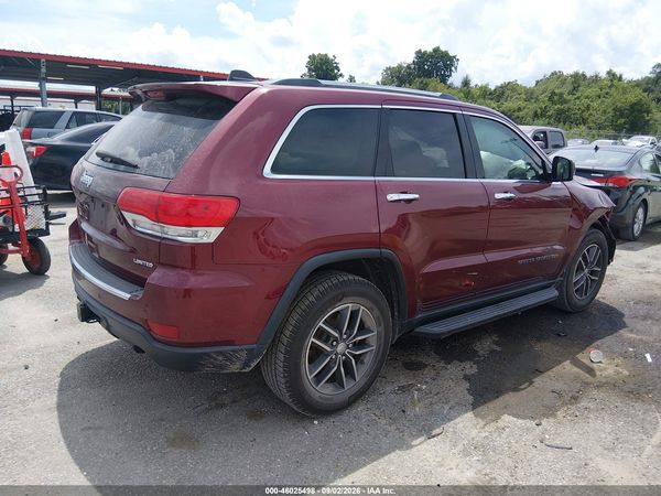 2018 JEEP GRAND CHEROKEE LIMITED 4X2 — I4