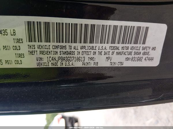 2016 JEEP PATRIOT SPORT