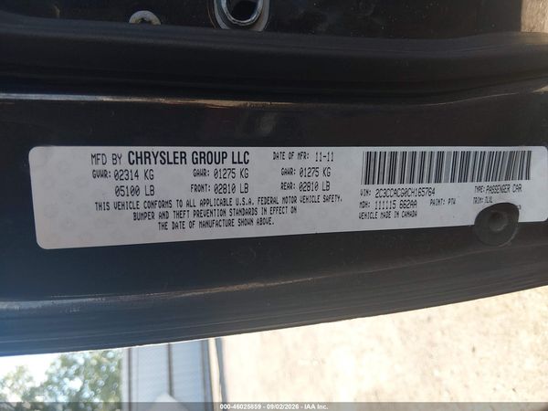 2012 CHRYSLER 300 LIMITED — I9