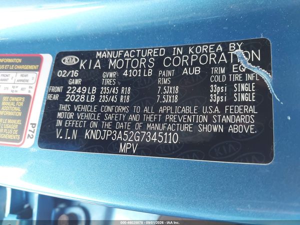 2016 KIA SOUL + — I9