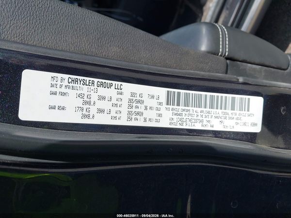 2014 DODGE DURANGO CITADEL — I9