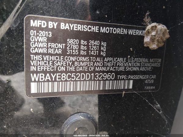 2013 BMW 750LI
