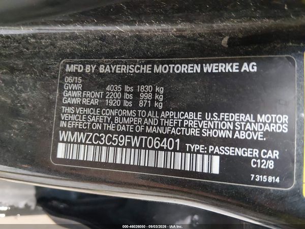 2015 MINI COUNTRYMAN COOPER S — I9