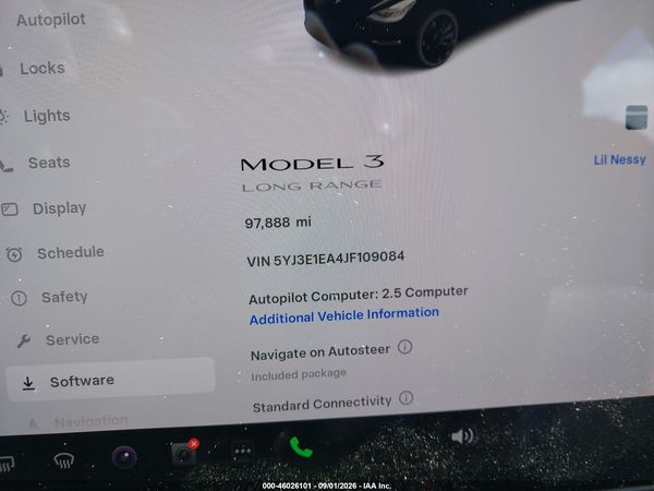 2018 TESLA MODEL 3 LONG RANGE/MID RANGE — I7
