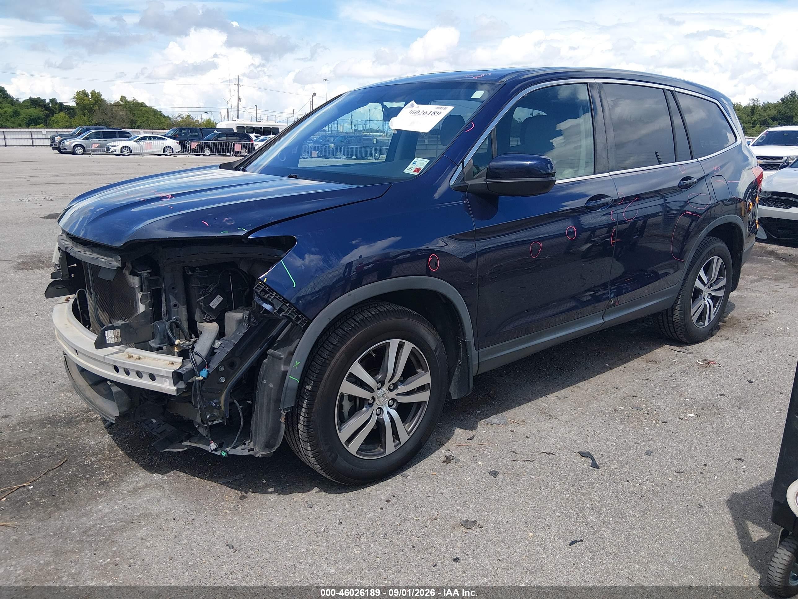 2016 HONDA PILOT EX-L — I2