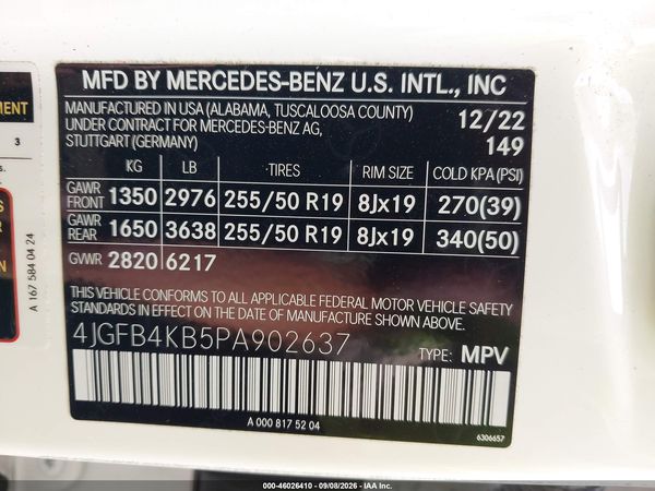 2023 MERCEDES-BENZ GLE 350 4MATIC — I9