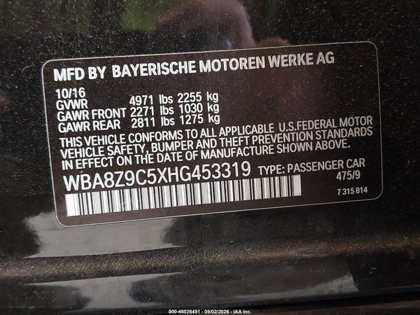 2017 BMW 330I GRAN TURISMO XDRIVE