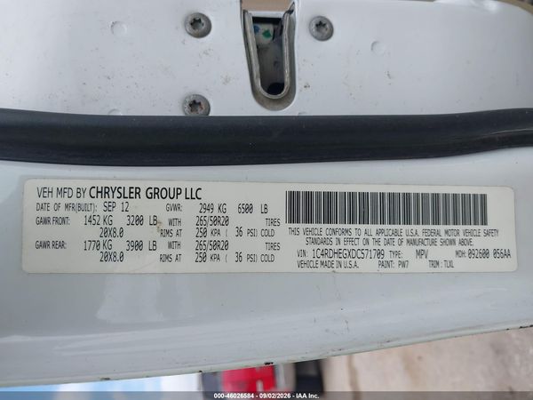 2013 DODGE DURANGO CITADEL — I9