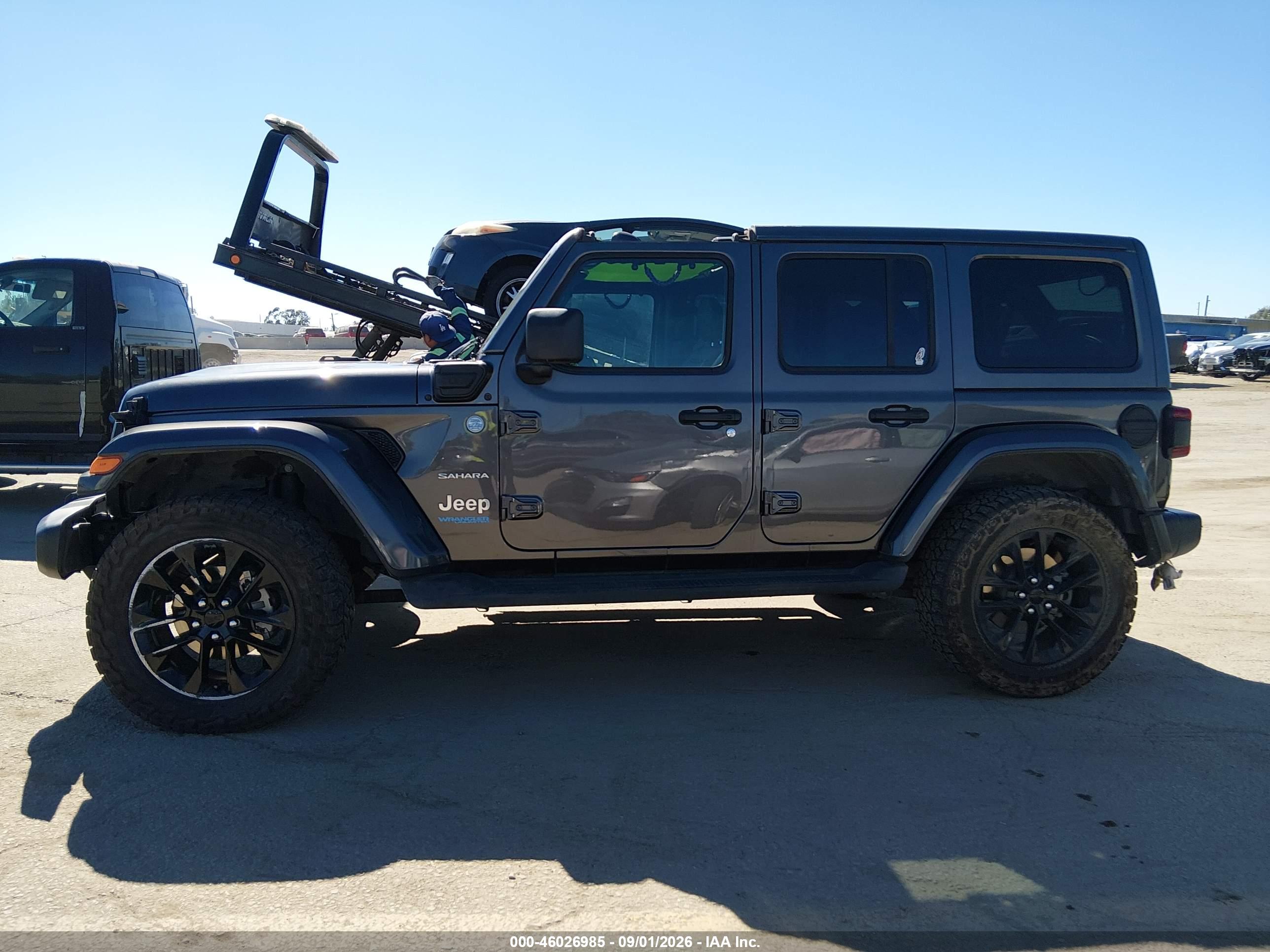 2021 JEEP WRANGLER 4XE UNLIMITED SAHARA 4X4
