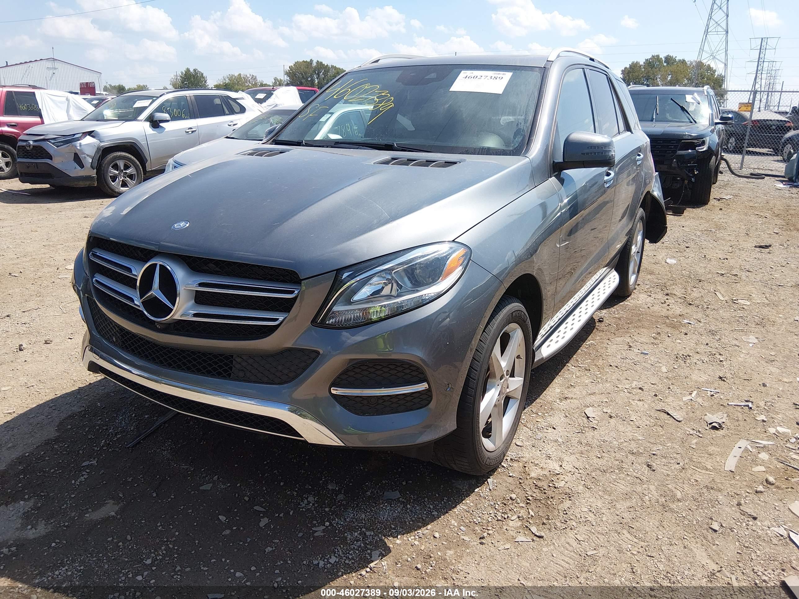 2017 MERCEDES-BENZ GLE 350 4MATIC — I2