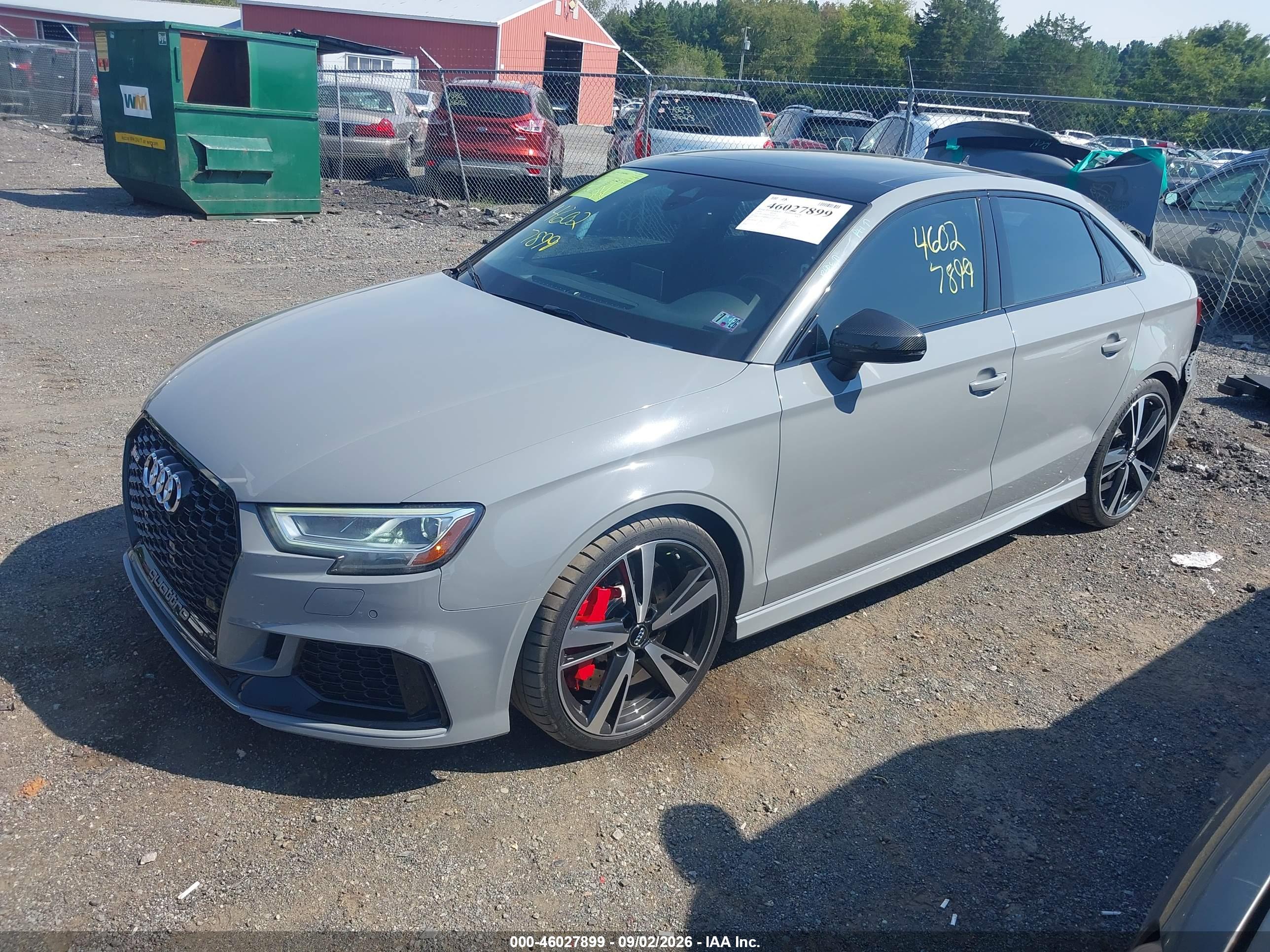 2020 AUDI RS 3 TFSI QUATTRO S TRONIC — I2