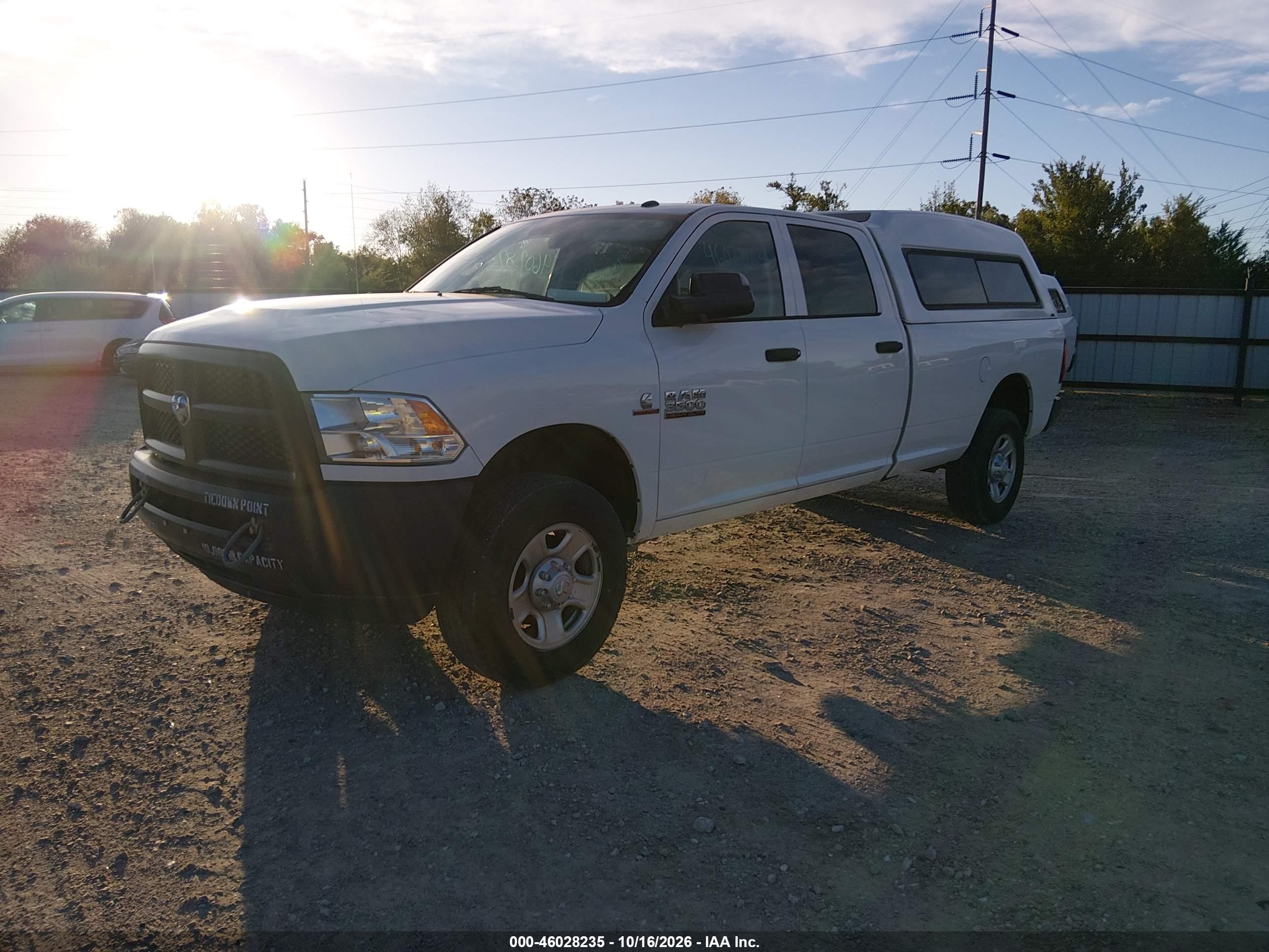 2017 RAM 3500 TRADESMAN  4X4 8' BOX — I2