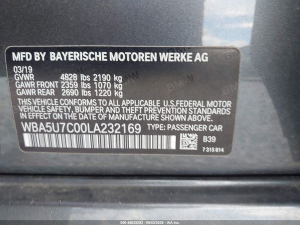 2020 BMW M340I — I9