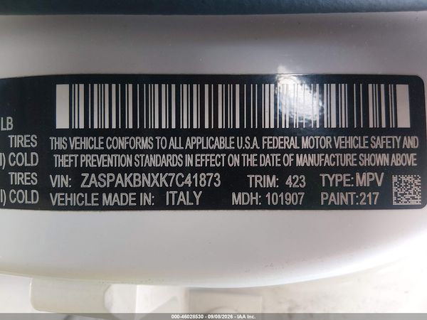 2019 ALFA ROMEO STELVIO TI SPORT AWD — I9