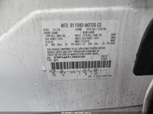 2018 FORD EDGE SPORT