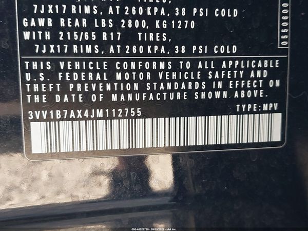 2018 VOLKSWAGEN TIGUAN 2.0T S — I9