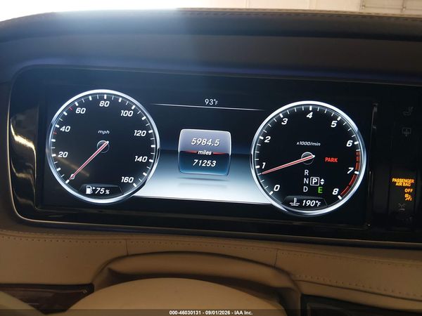 2015 MERCEDES-BENZ S 550 S550