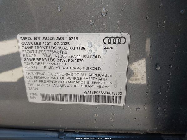 2015 AUDI Q3 2.0T PREMIUM PLUS