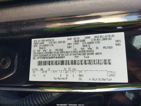 2023 FORD F-150 KING RANCH — I9
