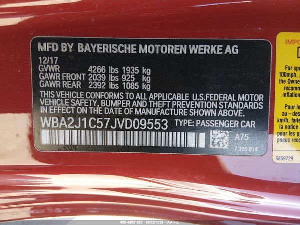 2018 BMW 230I — I9