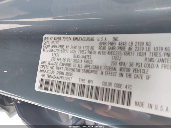 2023 MAZDA CX-50 2.5 S SELECT — I9