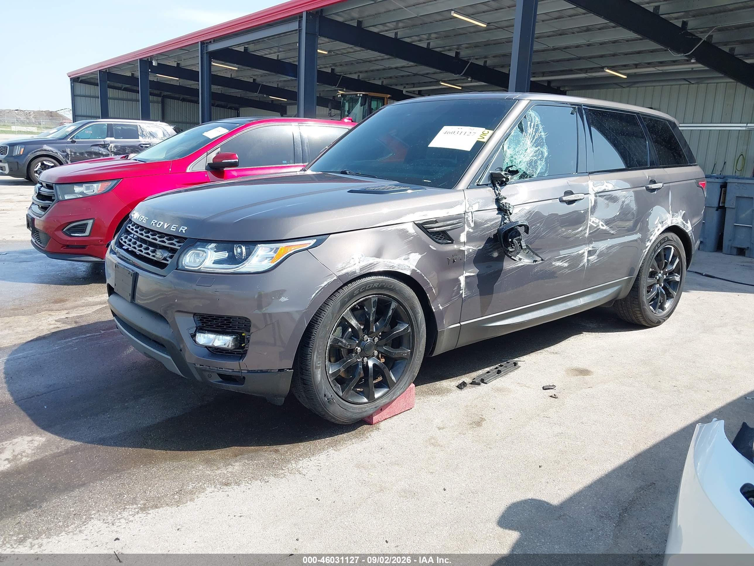 2016 LAND ROVER RANGE ROVER SPORT 3.0L V6 SUPERCHARGED SE — I2