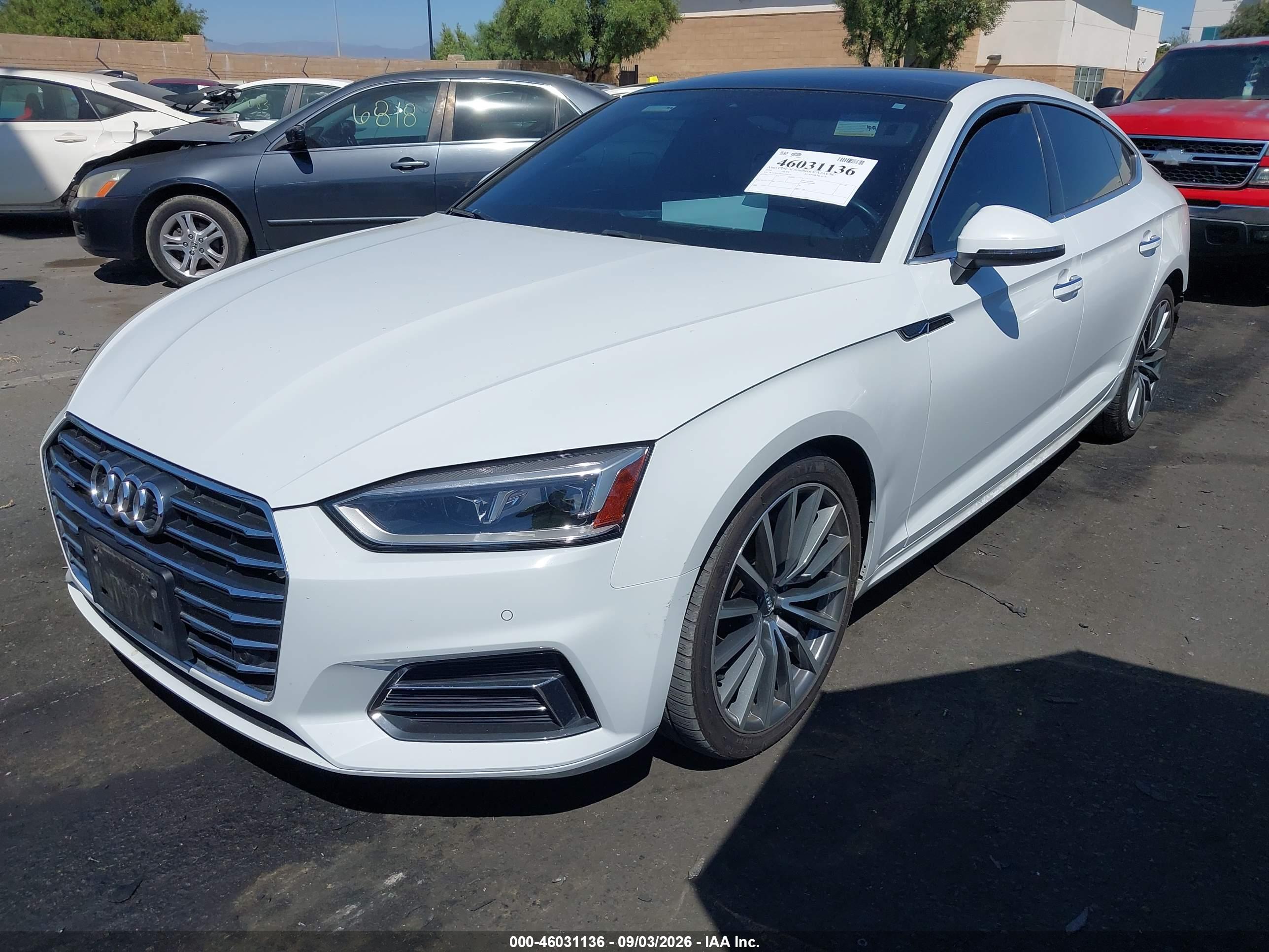 2018 AUDI A5 SPORTBACK PREMIUM PLUS — I2