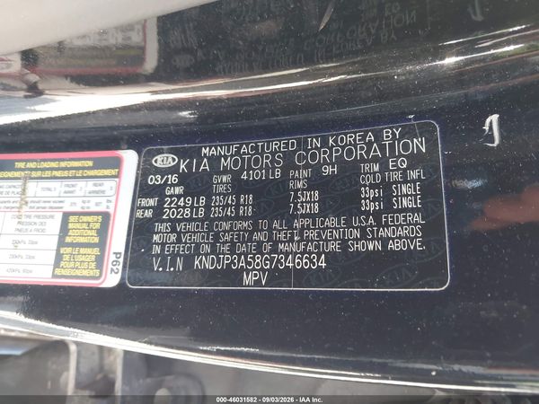 2016 KIA SOUL +
