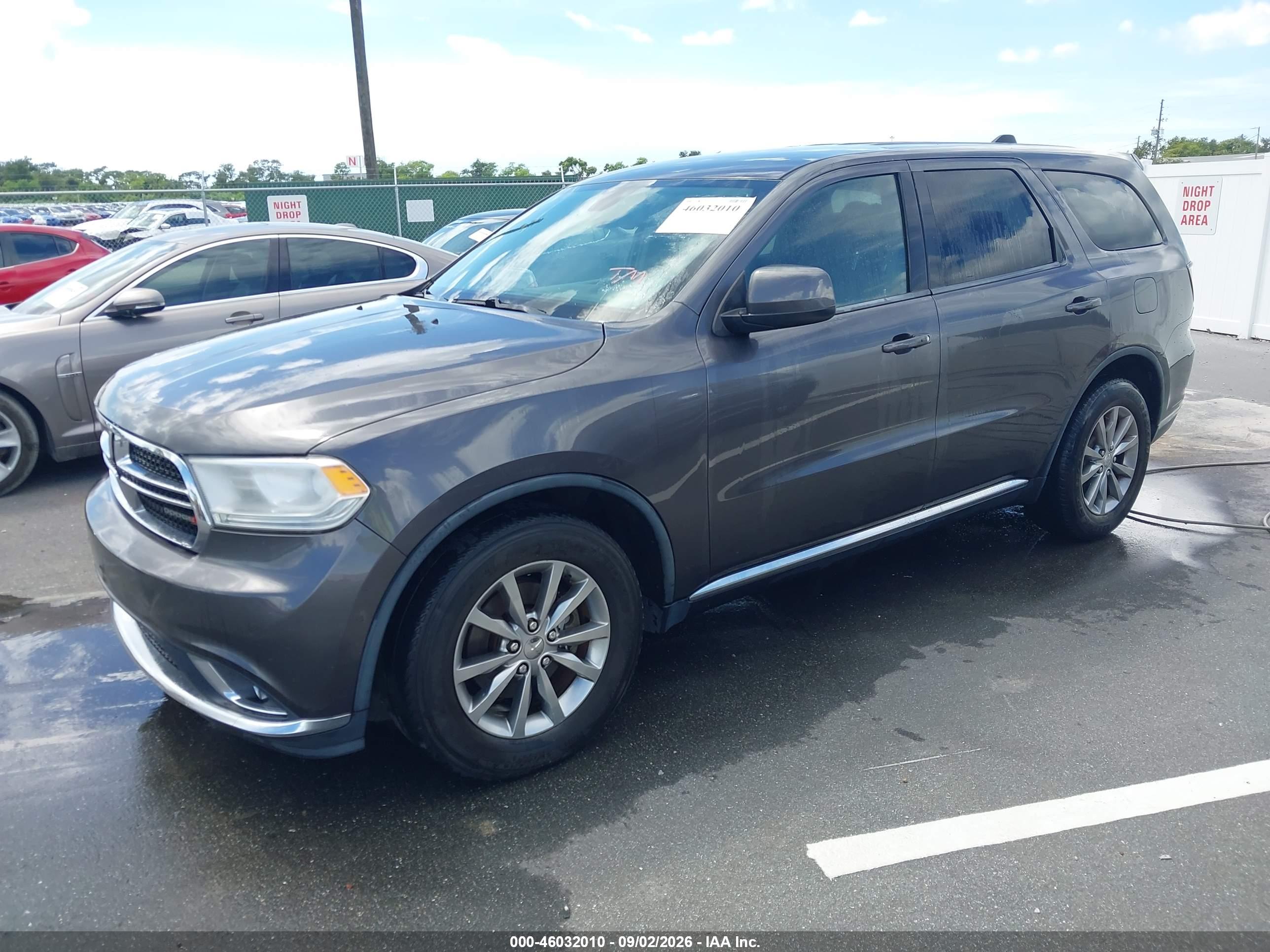 2016 DODGE DURANGO SXT — I2