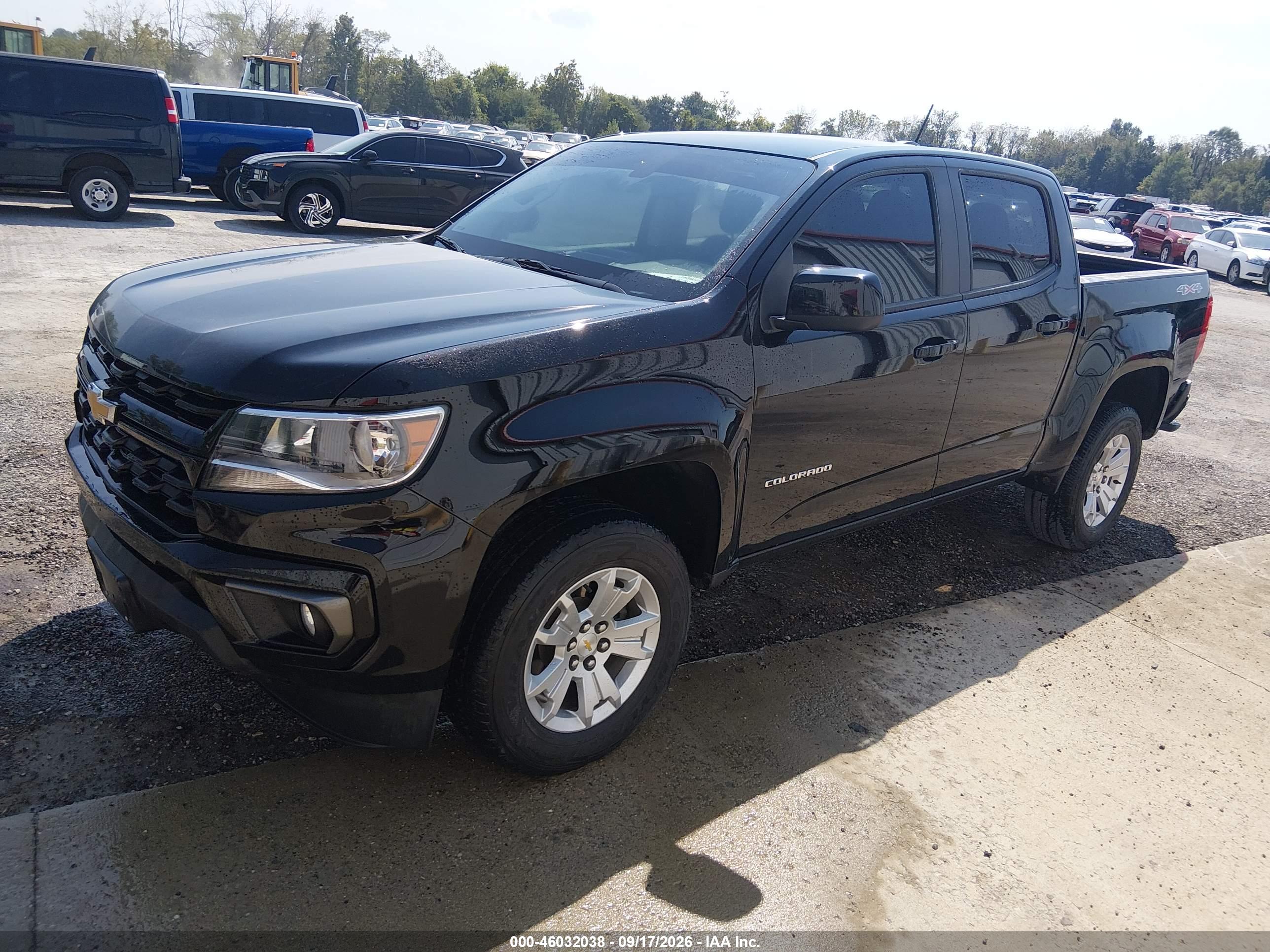 2022 CHEVROLET COLORADO 4WD  SHORT BOX LT — I2