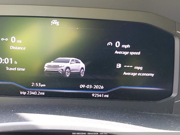 2022 VOLKSWAGEN ATLAS CROSS SPORT 3.6L V6 SE W/TECHNOLOGY — I118