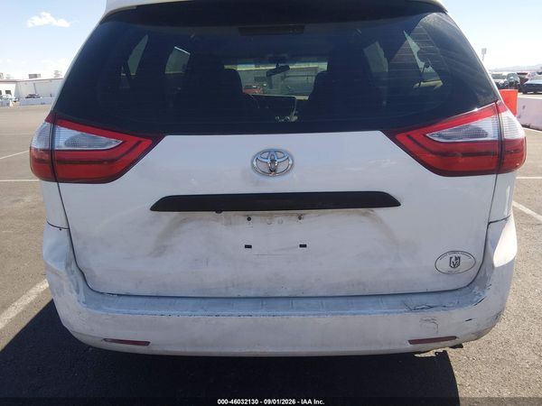 2017 TOYOTA SIENNA L 7 PASSENGER — I119
