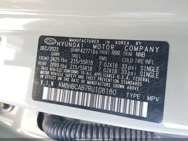 2024 HYUNDAI KONA SEL — I9