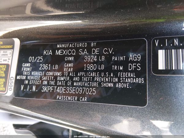 2025 KIA K4 LXS — I9