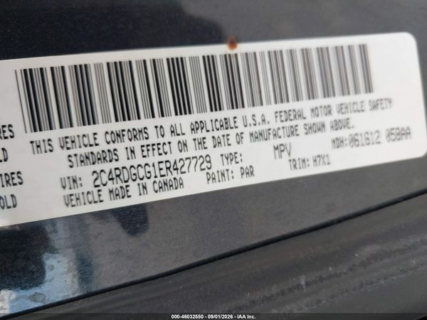 2014 DODGE GRAND CARAVAN SXT