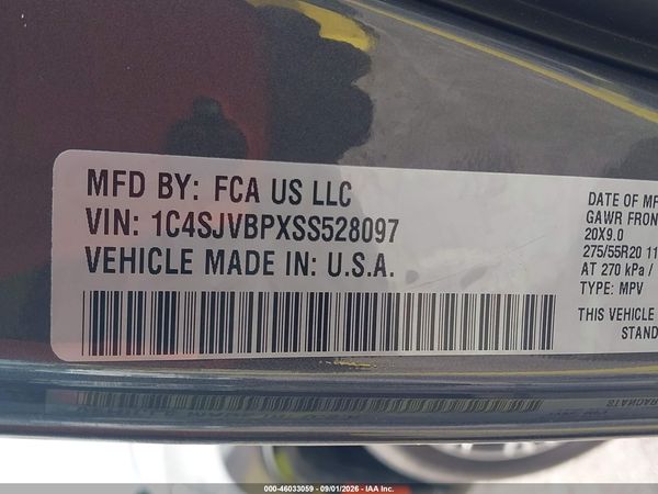 2025 JEEP WAGONEER CARBIDE 4X4
